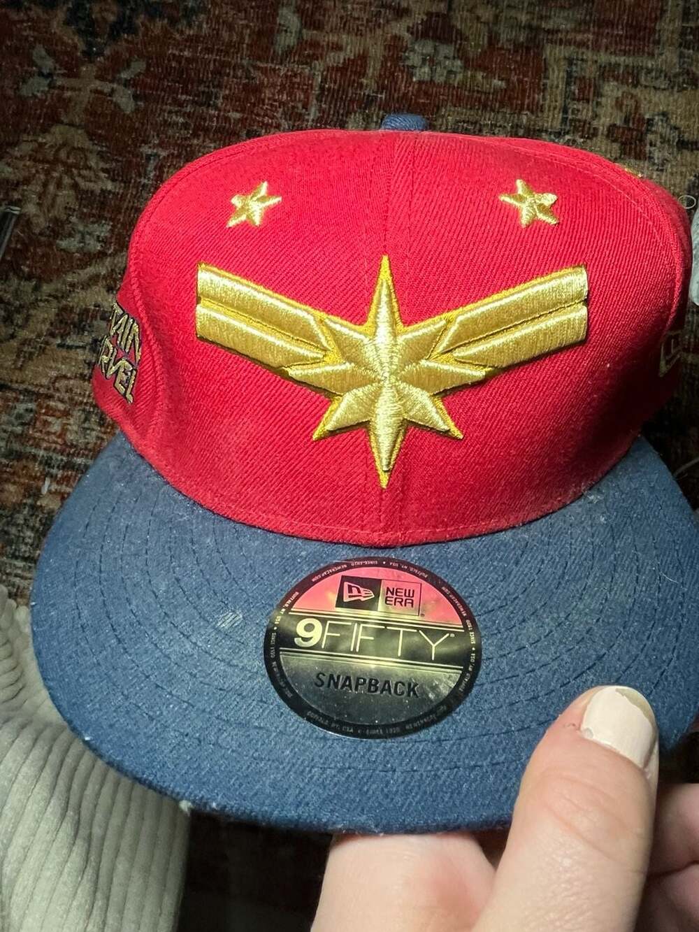 New Era Captain Marvel 9Fifty Snapback Hat